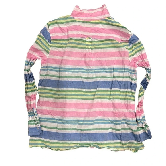 Talbots | Classic Cotton Tunic Stripe | XL Women’s Popover Top Beach‎ Club EUC - Picture 2 of 6